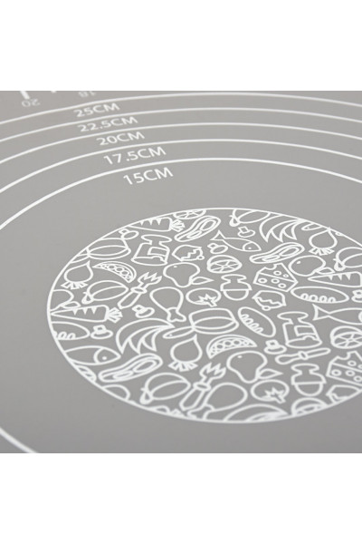 Коврик кулинарный силиконовый Marmiton Basic со шкалой 40х30 см 17408 Коврик кулинарный силиконовый Marmiton Basic со шкалой 40х30 см 17408