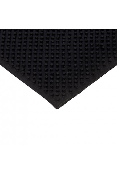 Коврик резиновый придверный Vortex Следы 40х60 см черный 22462 Коврик резиновый придверный Vortex Следы 40х60 см черный 22462