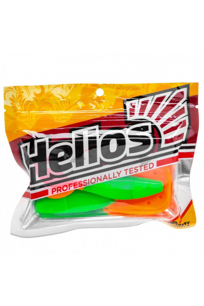 Твистер Helios Kasandra 429/10,9см, цвет Lime & Orange 5 шт HS-34-020 Твистер Helios Kasandra 429/10,9см, цвет Lime & Orange 5 шт HS-34-020