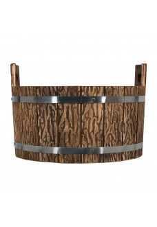 Ушат шайка для бани Банные Штучки липа 15 л 33323