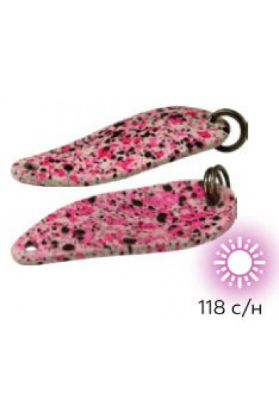 Блесна форелевая Namazu Pro TiA Foglio, вес 2,5 г, цвет 118 светонакопительная NP-TF25-118G