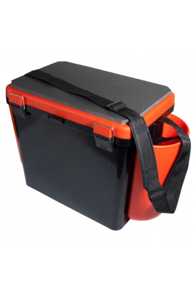 Ящик для зимней рыбалки Helios FishBox односекционный 19л оранжевый Ящик для зимней рыбалки Helios FishBox односекционный 19л оранжевый