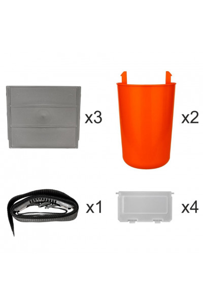 Ящик для зимней рыбалки Helios FishBox односекционный 19л оранжевый Ящик для зимней рыбалки Helios FishBox односекционный 19л оранжевый