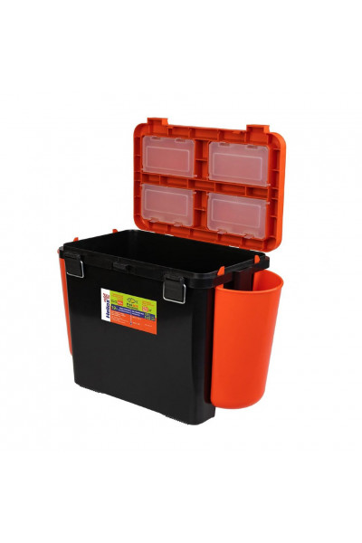 Ящик для зимней рыбалки Helios FishBox односекционный 19л оранжевый Ящик для зимней рыбалки Helios FishBox односекционный 19л оранжевый