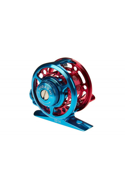 Катушка инерционная Higashi H-50 Blue/Red Катушка инерционная Higashi H-50 Blue/Red