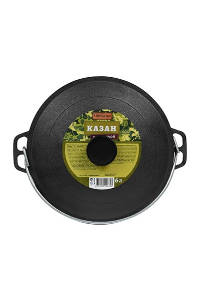 Казан чугунный с крышкой Boyscout 6л 61544 Казан чугунный с крышкой Boyscout 6л 61544