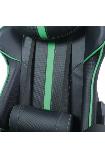Кресло компьютерное Brabix GT Carbon GM-120 экокожа, черно-зеленое 531929 Кресло компьютерное Brabix GT Carbon GM-120 экокожа, черно-зеленое 531929