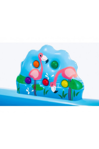 Надувной игровой центр с горкой от 2 лет Intex Джунгли (57161) 244х198х71 см Надувной игровой центр с горкой от 2 лет Intex Джунгли (57161) 244х198х71 см