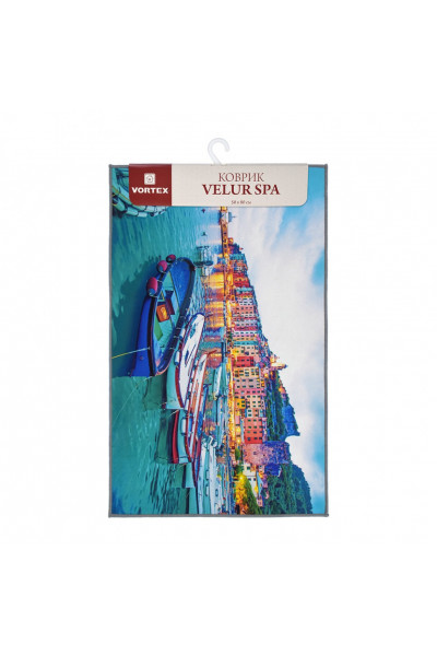 Коврик влаговпитывающий Vortex Velur Spa 50х80 см Лодочки 24284 Коврик влаговпитывающий Vortex Velur Spa 50х80 см Лодочки 24284