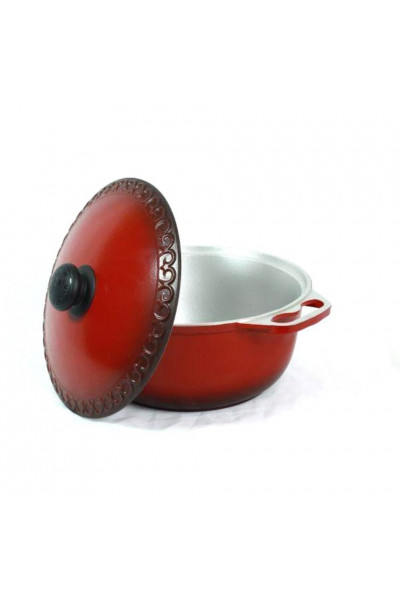 Кастрюля с крышкой Силумин Эмаль Азиатка 6л (ЭКА06) Кастрюля с крышкой Силумин Эмаль Азиатка 6л (ЭКА06)