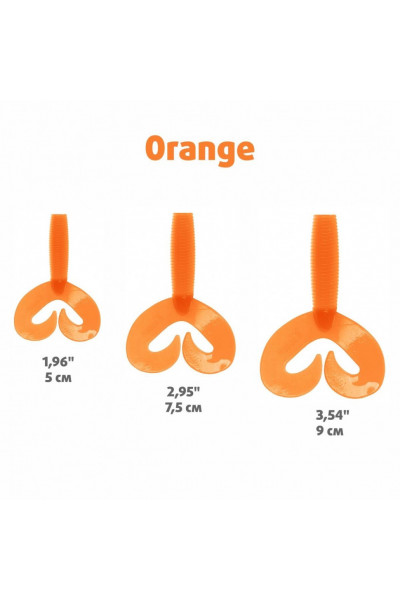 Твистер Helios Credo Double Tail 3,54/9 см, цвет Orange 5 шт HS-28-024 Твистер Helios Credo Double Tail 3,54/9 см, цвет Orange 5 шт HS-28-024