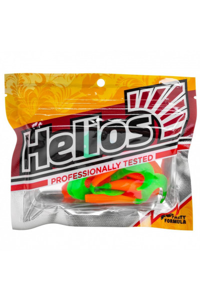 Твистер Helios Hybrid 2,75/7,0 см, цвет Orange & Green 7 шт HS-13-025 Твистер Helios Hybrid 2,75/7,0 см, цвет Orange & Green 7 шт HS-13-025