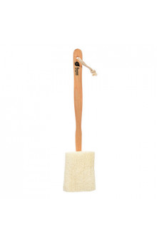 Мочалка из люфы Банные Штучки на деревянной ручке 40044