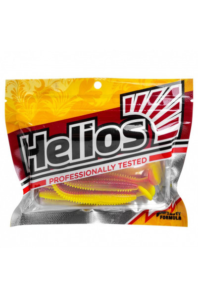 Виброхвост Helios Shaggy 5,12/13 см, цвет Red Lemon 5 шт HS-18-050 Виброхвост Helios Shaggy 5,12/13 см, цвет Red Lemon 5 шт HS-18-050