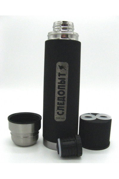 Термос СЛЕДОПЫТ с двойной крышкой, 0,5 л (PF-TM-04) Термос СЛЕДОПЫТ с двойной крышкой, 0,5 л (PF-TM-04)