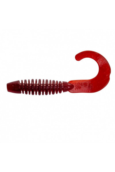 Твистер Helios Din 3,11/7,9 см, цвет Cola 6 шт HS-33-045