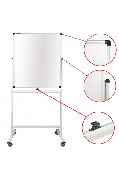 Доска стенд магнитно маркерная двухсторонняя Brauberg Premium 60х90 см 236850 Доска стенд магнитно маркерная двухсторонняя Brauberg Premium 60х90 см 236850