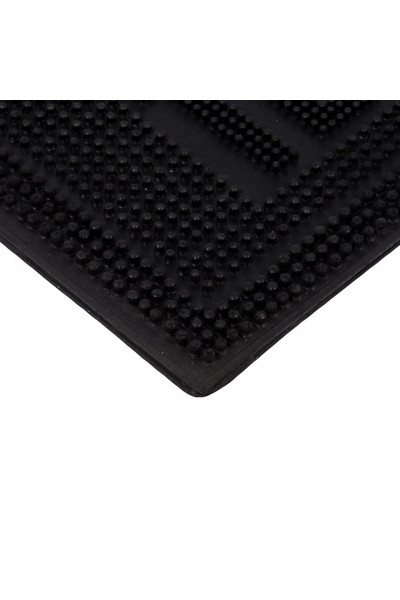 Коврик резиновый придверный Vortex Тебе назначено 40х60 см черный 20048 Коврик резиновый придверный Vortex Тебе назначено 40х60 см черный 20048