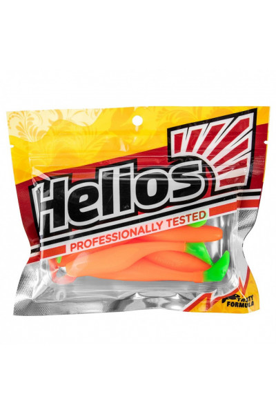 Виброхвост Helios Vigor 3,75/9.5 см, цвет Orange & Green 7 шт HS-6-025 Виброхвост Helios Vigor 3,75/9.5 см, цвет Orange & Green 7 шт HS-6-025
