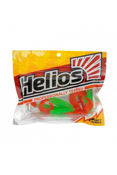 Твистер Helios Hybrid 3,15/8,0 см, цвет Lime & Red 7 шт HS-14-021 Твистер Helios Hybrid 3,15/8,0 см, цвет Lime & Red 7 шт HS-14-021