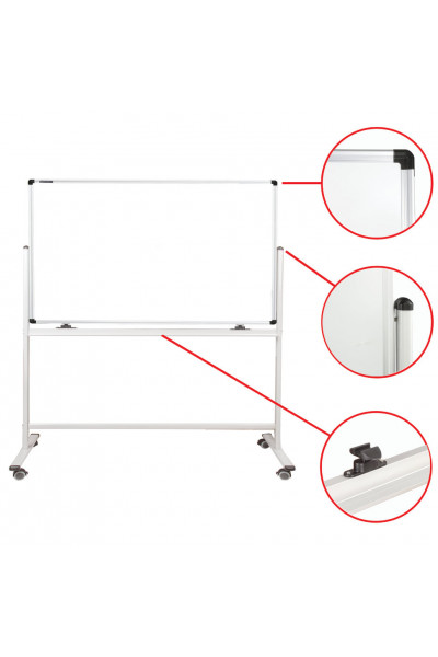 Доска стенд магнитно маркерная двухсторонняя Brauberg Premium 100х150 см 236873 Доска стенд магнитно маркерная двухсторонняя Brauberg Premium 100х150 см 236873