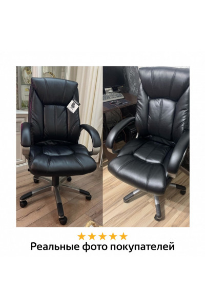Кресло руководителя Brabix Maestro EX-506 экокожа, черное 530877 Кресло руководителя Brabix Maestro EX-506 экокожа, черное 530877