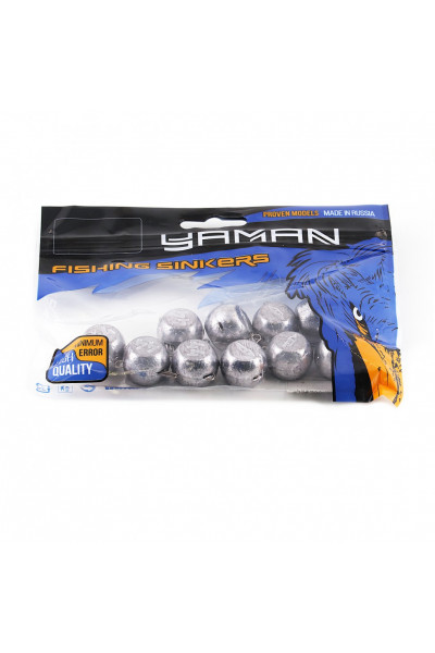 Груз Чебурашка сплющенный разборный Яман 20 шт - 18 гр Я-ГЧСР-18-20