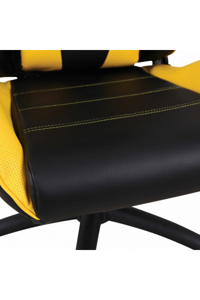 Кресло компьютерное Brabix GT Master GM-110 экокожа, черно-желтое 531927 Кресло компьютерное Brabix GT Master GM-110 экокожа, черно-желтое 531927