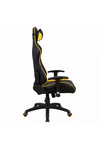 Кресло компьютерное Brabix GT Master GM-110 экокожа, черно-желтое 531927 Кресло компьютерное Brabix GT Master GM-110 экокожа, черно-желтое 531927