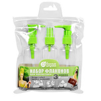 Набор флаконов для косметики в косметичке Банные Штучки 40381