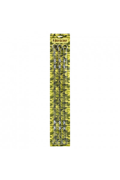 Набор угловых шампуров Boyscout 60 см 6 шт 61907 Набор угловых шампуров Boyscout 60 см 6 шт 61907