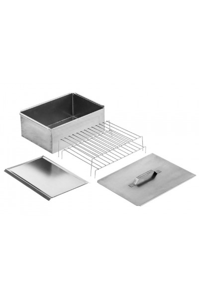 Коптильня двухъярусная с поддоном Стандарт (сталь 0,8 мм) Коптильня двухъярусная с поддоном Стандарт (сталь 0,8 мм)