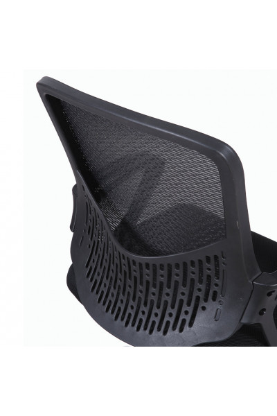 Кресло офисное Brabix Next MG-318 сетка/ткань, черное 531834