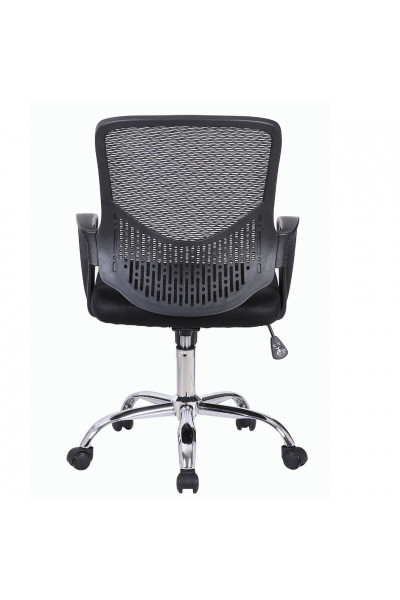 Кресло офисное Brabix Next MG-318 сетка/ткань, черное 531834