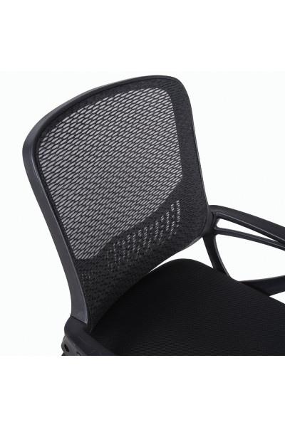 Кресло офисное Brabix Next MG-318 сетка/ткань, черное 531834
