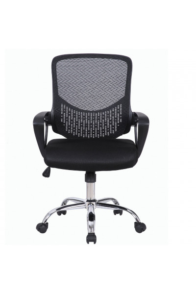 Кресло офисное Brabix Next MG-318 сетка/ткань, черное 531834
