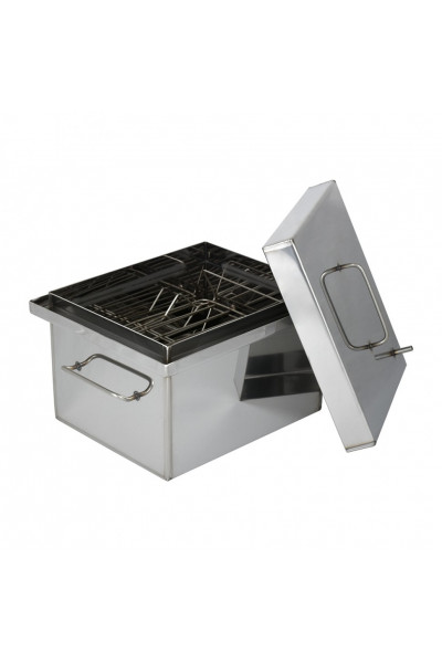 Коптильня Boyscout двухъярусная с поддоном и гидрозатвором (нержавейка 1,5 мм) 61523 Коптильня Boyscout двухъярусная с поддоном и гидрозатвором (нержавейка 1,5 мм) 61523