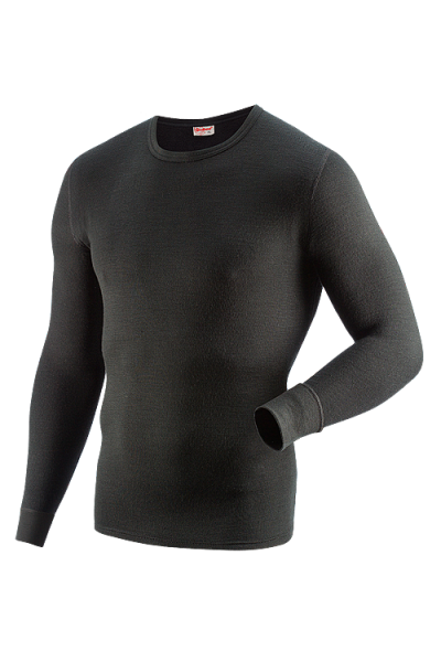 Рубашка с дл.рукавом GUAHOO Health Warm 650-S/BK