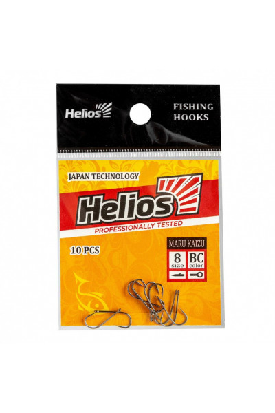 Крючок Helios Maru kaizu №8 цвет BC (10 шт) HS-MK-8 Крючок Helios Maru kaizu №8 цвет BC (10 шт) HS-MK-8