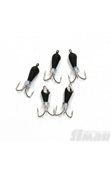 Мормышка вольфрамрам безнасадочная Яман Черт коронка никель (кор.), d-3 мм, 0,6 г (5 шт.) Я-МР1343