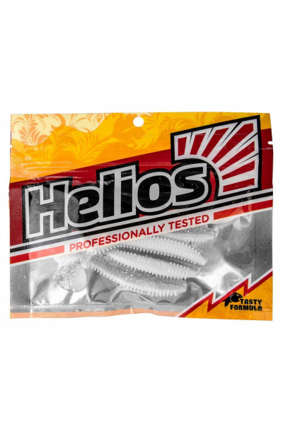 Виброхвост Helios Shaggy 5,12/13 см, цвет White & Sparkles 5 шт HS-18-002 Виброхвост Helios Shaggy 5,12/13 см, цвет White & Sparkles 5 шт HS-18-002