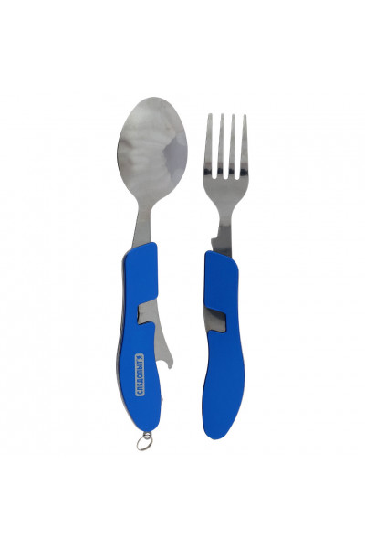 Набор столовых приборов Следопыт в чехле (ложка, вилка, открывашка) PF-CWS-P53 Набор столовых приборов Следопыт в чехле (ложка, вилка, открывашка) PF-CWS-P53