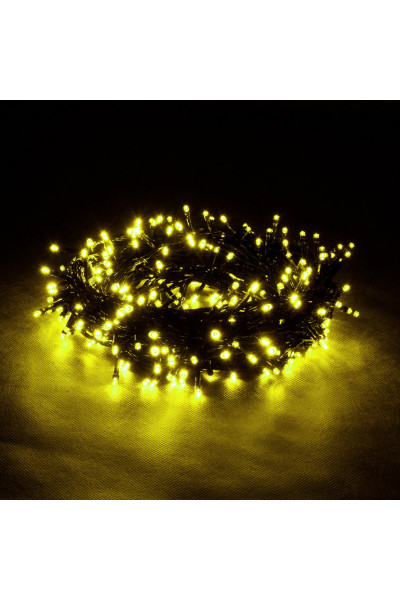 Светодиодная гирлянда для дома (желтый свет) Vegas Нить 100 LED, 10 м, 220V 55064 Светодиодная гирлянда для дома (желтый свет) Vegas Нить 100 LED, 10 м, 220V 55064