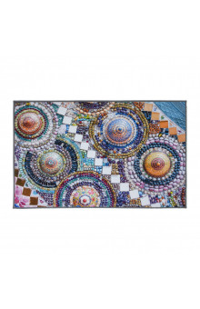 Коврик влаговпитывающий Vortex Velur Spa 50х80 см Смальта 24291