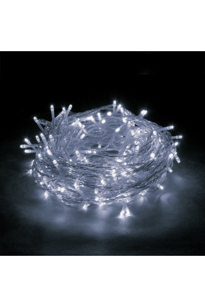 Уличная светодиодная гирлянда (холодный свет) Vegas Занавес 192 LED, 6 нитей, 1х4 м, 24V 55025 Уличная светодиодная гирлянда (холодный свет) Vegas Занавес 192 LED, 6 нитей, 1х4 м, 24V 55025