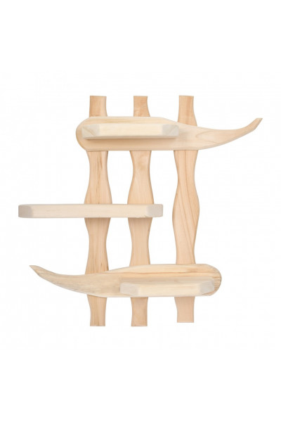 Полка для бани Банные Штучки Бамбук липа 54х50х9 см 31183 Полка для бани Банные Штучки Бамбук липа 54х50х9 см 31183