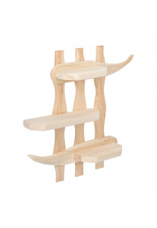 Полка для бани Банные Штучки Бамбук липа 54х50х9 см 31183