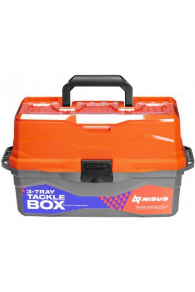 Ящик для снастей Nisus Tackle Box трехполочный оранжевый N-TB-3-O Ящик для снастей Nisus Tackle Box трехполочный оранжевый N-TB-3-O
