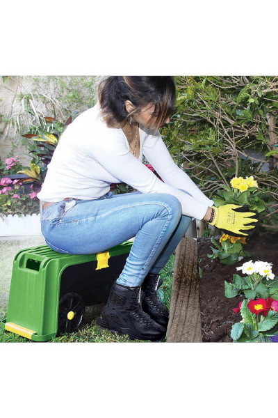 Скамейка-перевертыш садовая Helex H835 на колесах Скамейка-перевертыш садовая Helex H835 на колесах