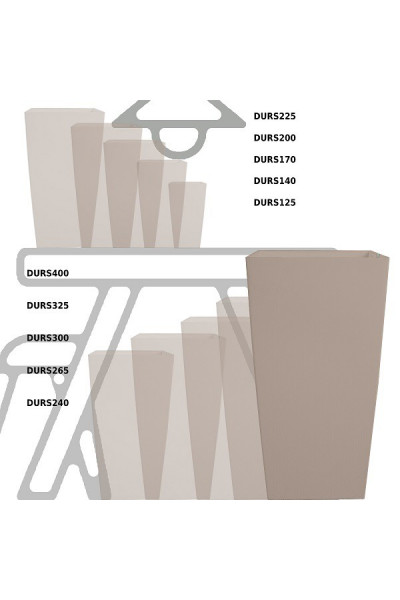 Кашпо для цветов Urbi Square DURS400-7529U (37/91,5 л) 2 предмета Кашпо для цветов Urbi Square DURS400-7529U (37/91,5 л) 2 предмета